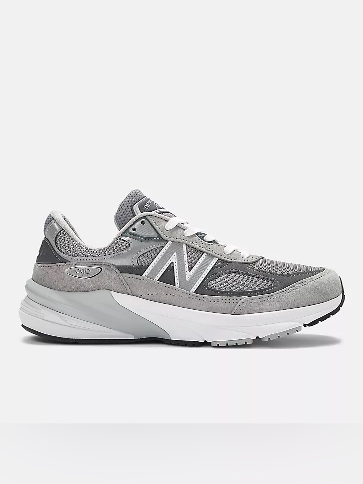 New Balance Made In Usa 990v6 Grey White Suede Sneakers Athletic Shoes Men’s 11